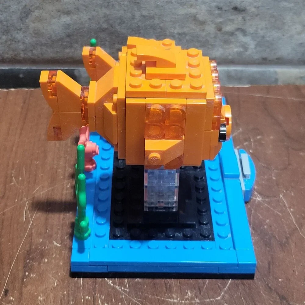 LEGO BrickHeadz Goldfish 40442 Built Display Set 2021